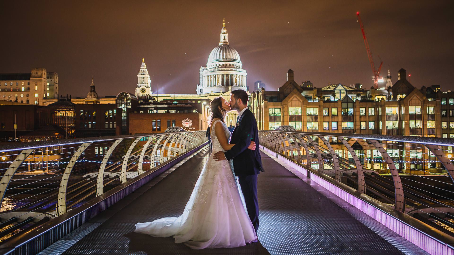 Stunning London location based wedding photography by Tierney Photography.